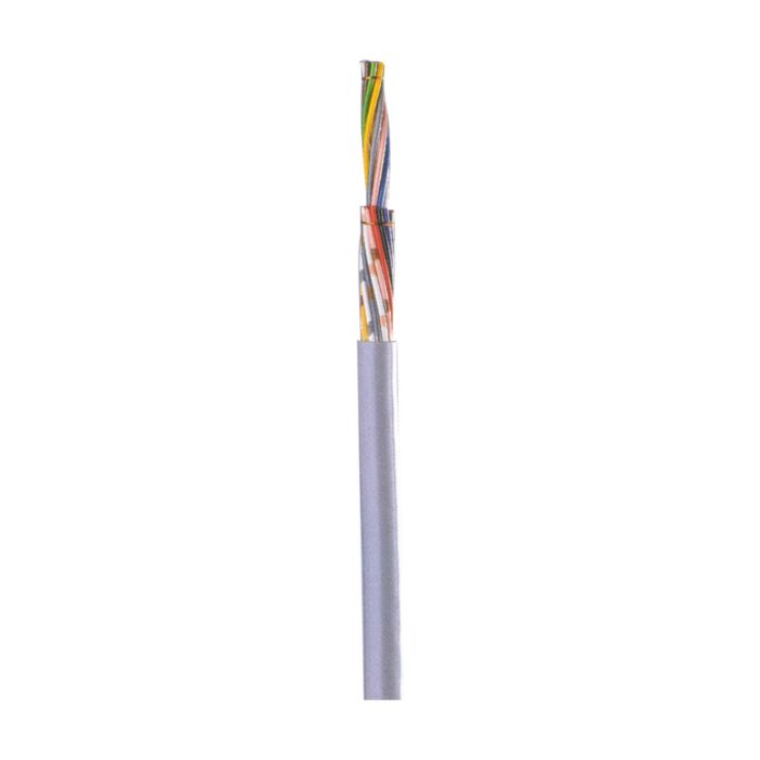 PVC control cable, flexible 12x0,50 mm², Grey