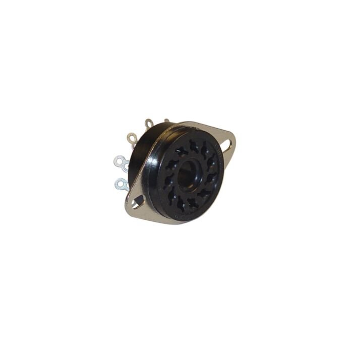 Socket for plug in relay 11 pins 3 pole, flush mounting