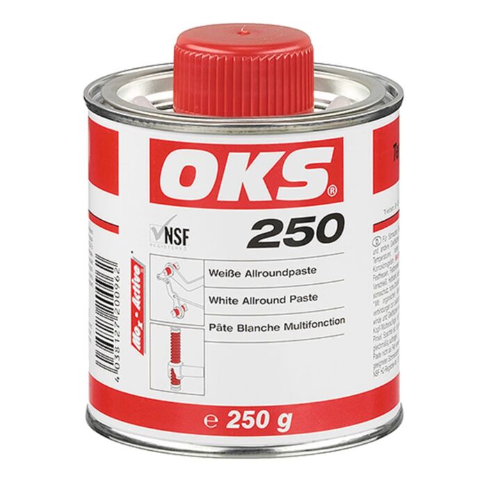 OKS Weiße Allroundpaste, metallfrei - No. 250 Pinseldose: 250 g