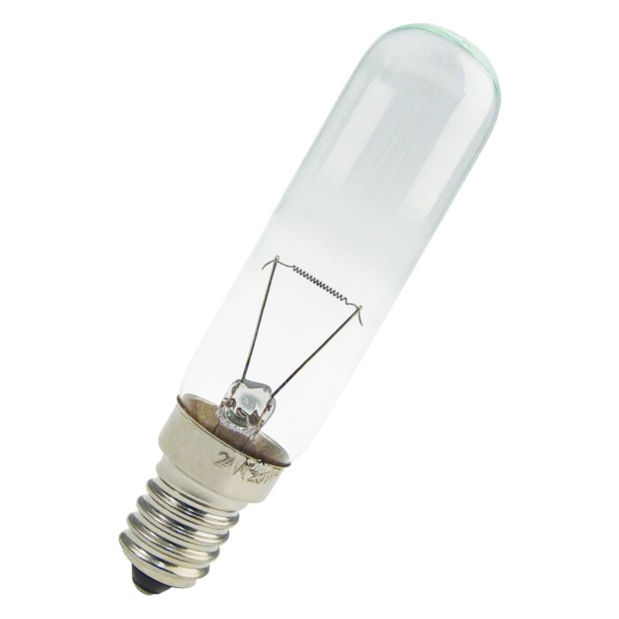 Tubular lamps 24V 25W E14 T20 clear