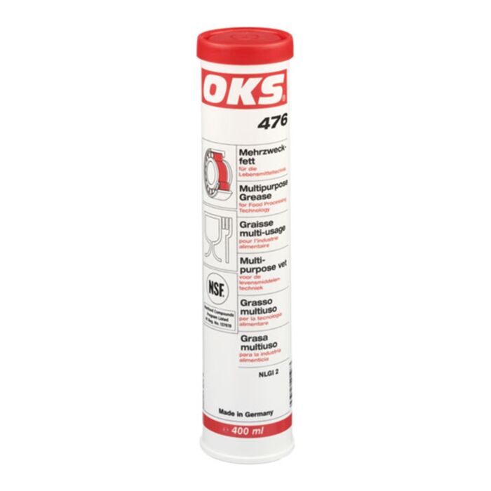 OKS Mehrzweckfett für die Lebensmitteltechnik - No. 476 Kartusche: 400 ml