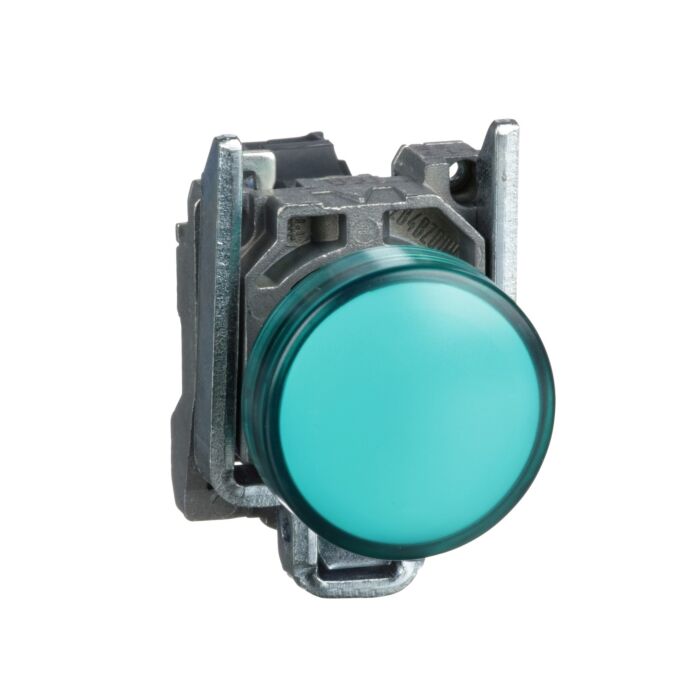 Schneider LED Lens/Lampholder/adaptor 24V AC/DC Green, XB4-BVB3