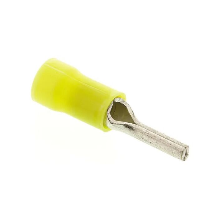 Pin terminal 2,7mm pressing type, yellow 2,7-6,6 mm²