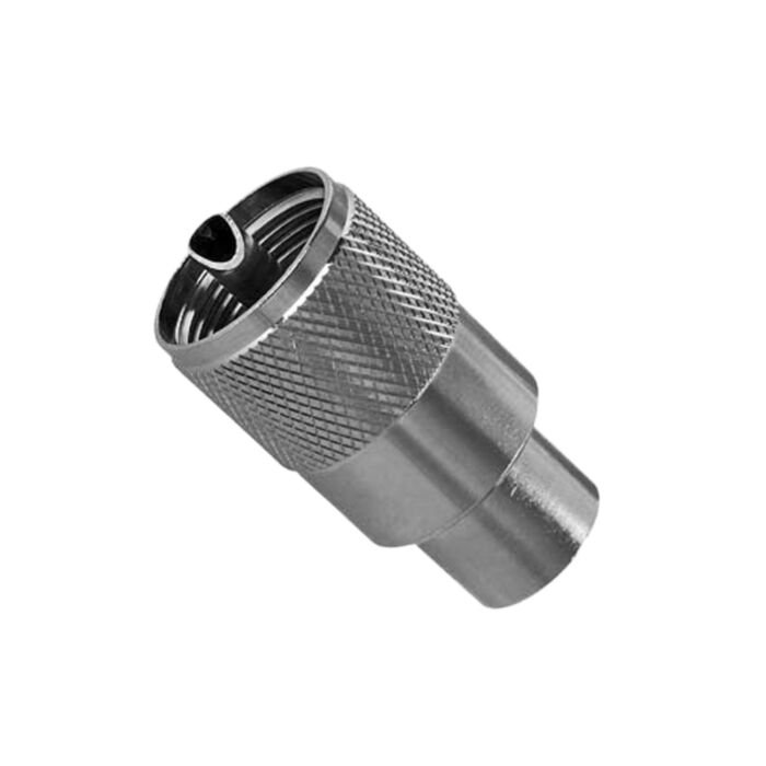 UHF coaxial connector male type PL 259/10mm for RG-213 cable