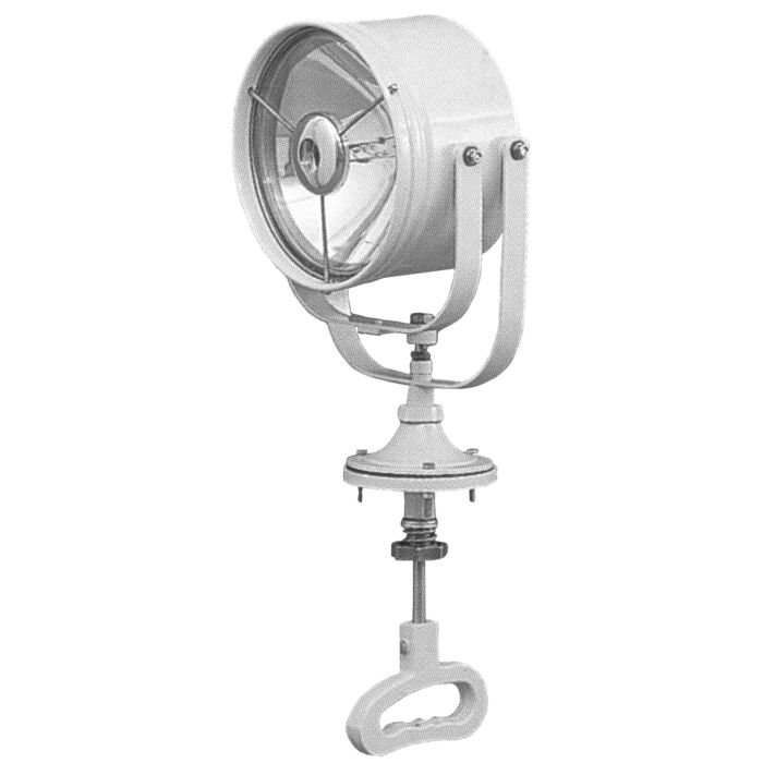 Search light Cabin-control Ø210x435mm with PAR64 lamp 28V 250W IPX5