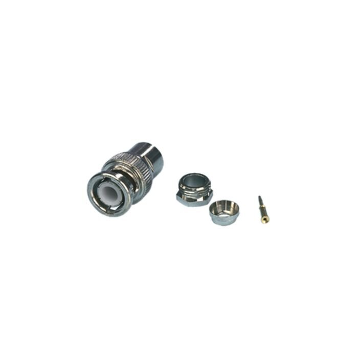 Coax BNC connector for RG-58 male, soldering type