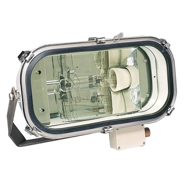 Ex Halogen fixture 500W E40 zone 2 IP67 WB, Ignition class: At 230V EEx nR II T2, At 120V EEx nR II T3