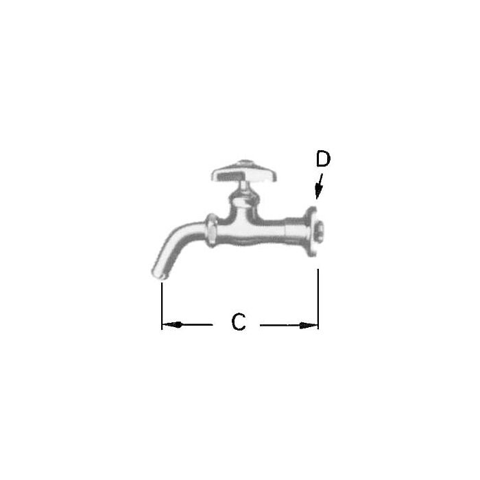 FAUCET WALL W/ADJUSTABLE