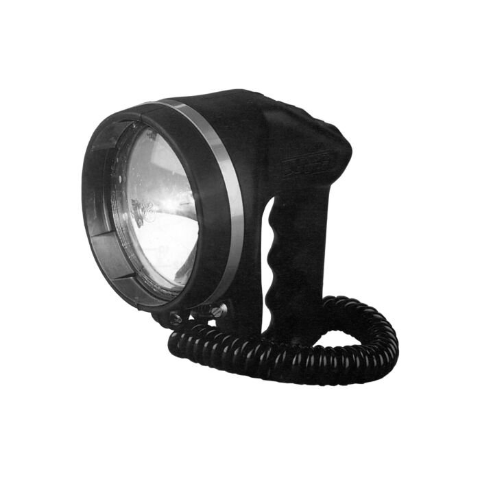 Watertight portable Searchlight 24V 75W with 5 mtr cable IP68
