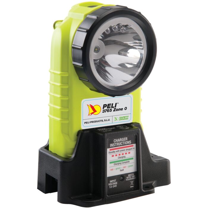 Peli LED Right-angle Flashlight ATEX type 3765Z0, 4-cells NiMh AA included