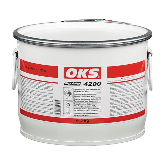 OKS Synthetisches Hochtemperatur-Lagerfett mit MoS2 - No. 4200 Hobbock: 5 kg