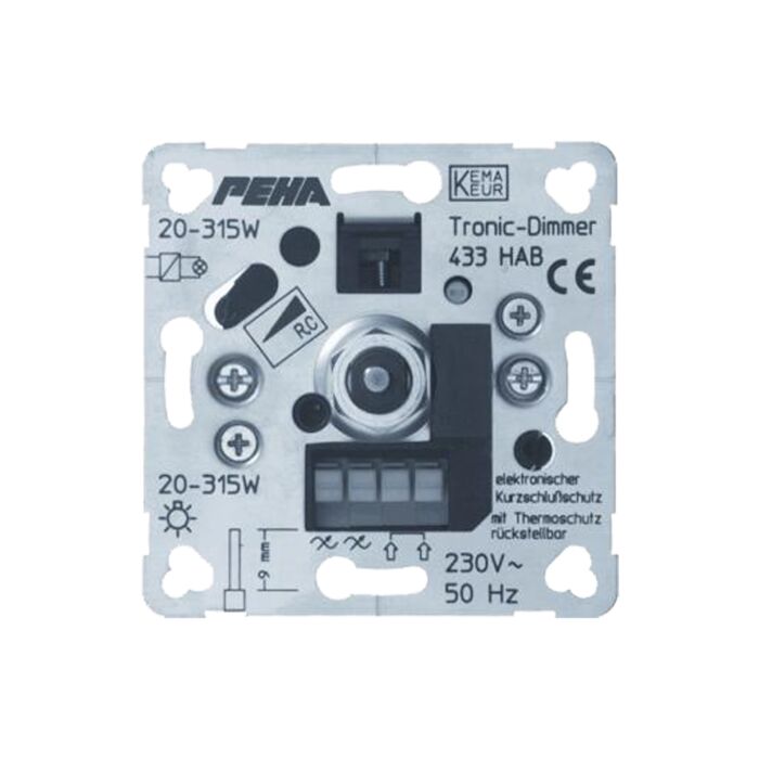 Peha Dimmer switch flush mounting 20-315W, type 210213