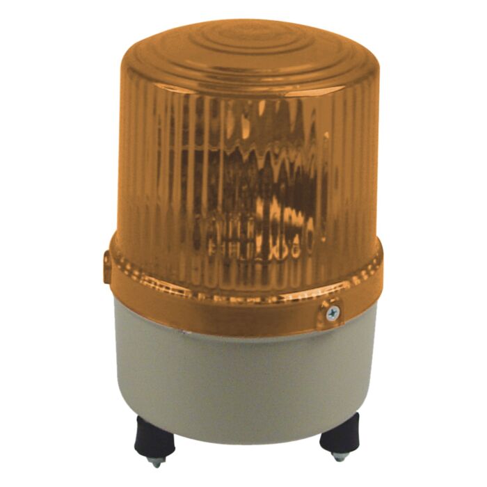 Rotating Beacon 220V AC Amber with 3 bolts mounting