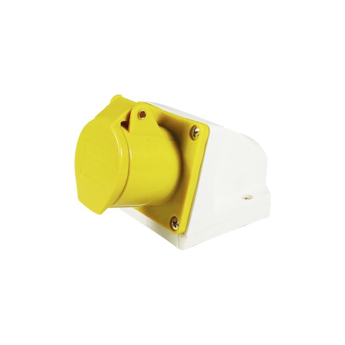 CEE Receptacle 110V 16A 2P+earth 4H, IP44