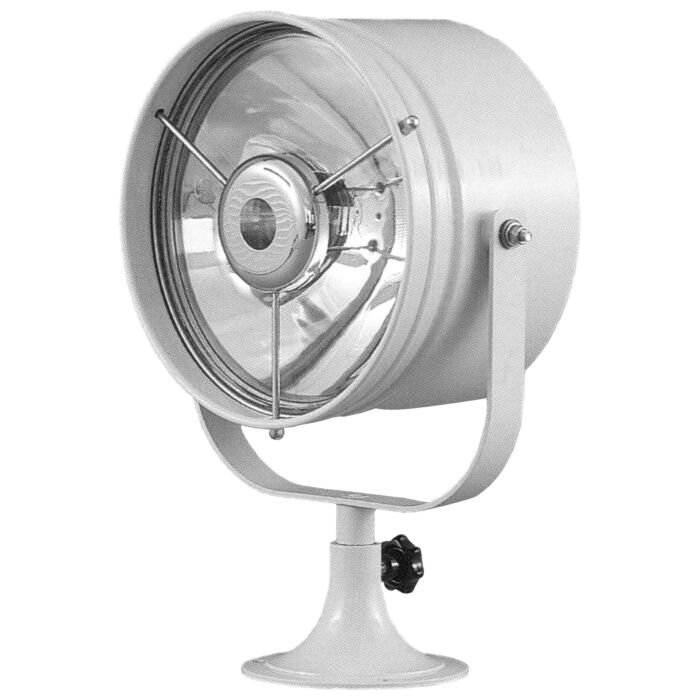 Search light Deck-mounted Ø210x339mm with PAR64 lamp 28V 250W IPX5