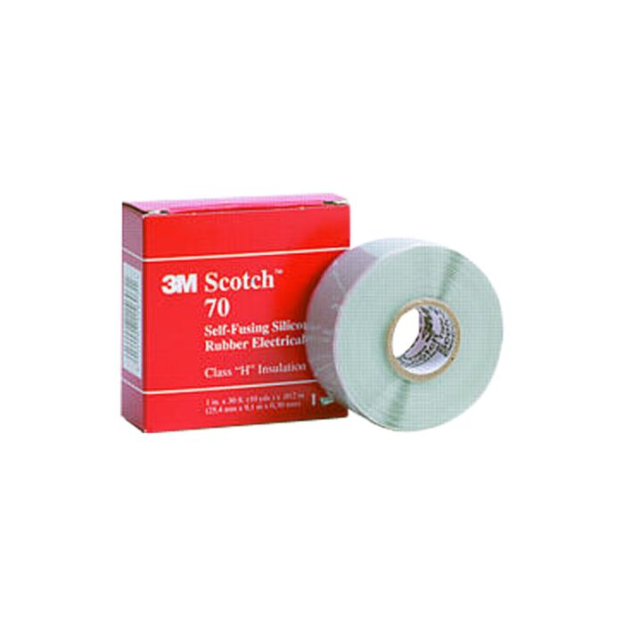 Scotch tape 70, 25mm, roll of 9,1mtr, Silicone rubber tape