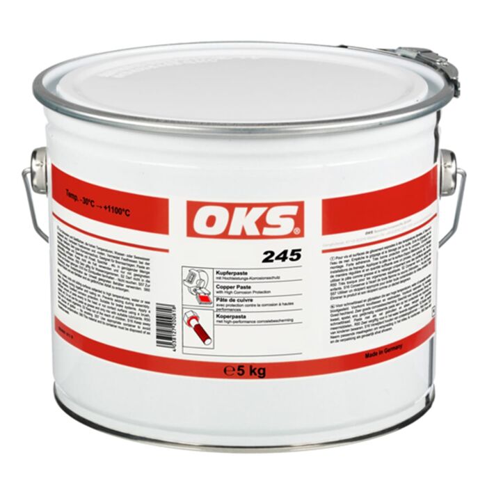OKS Kupferpaste mit Hochleistungs-Korrosionsschutz - No. 245 Hobbock: 5 kg