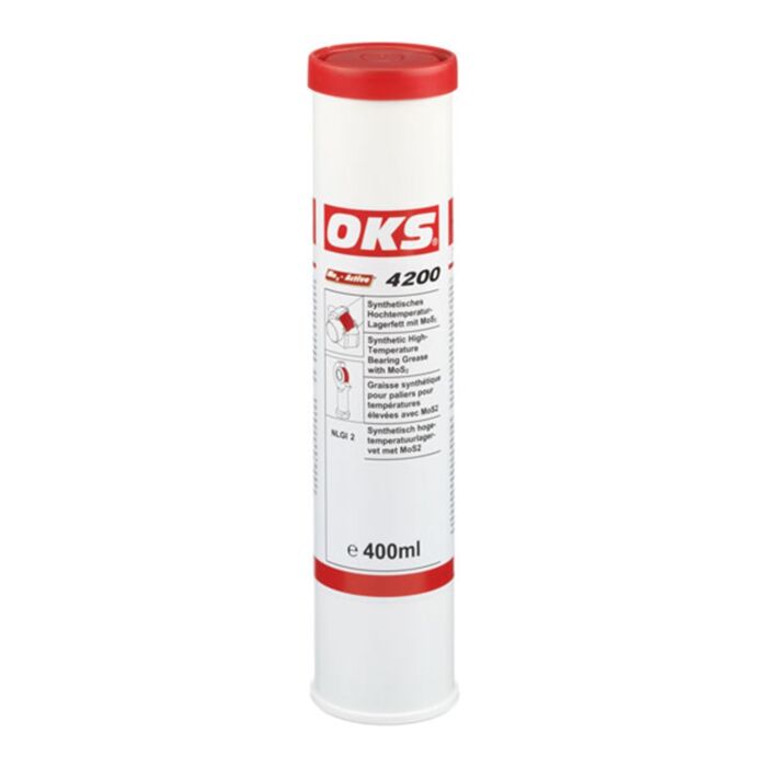OKS Synthetisches Hochtemperatur-Lagerfett mit MoS2 - No. 4200 Kartusche: 400 ml