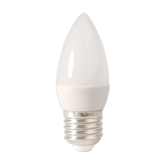 LED Candle lamp 85-265V 3W (25W) E27 B37, Warm White 3000K