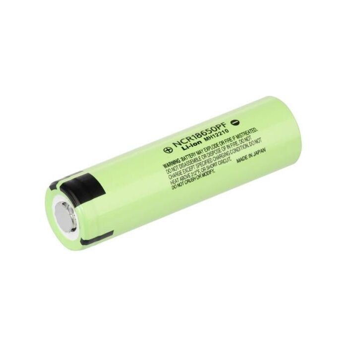 Battery Lithium-ion Penlight NCR18650PF 3,7V Ø18,5x65,3mm rechargeable
