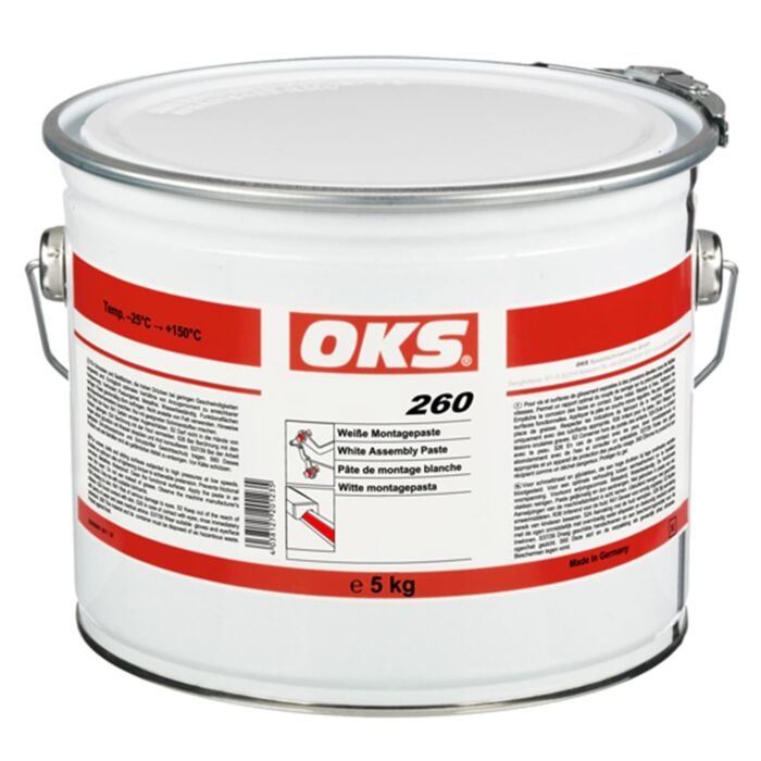 OKS Weiße Montagepaste - No. 260 Hobbock: 5 kg