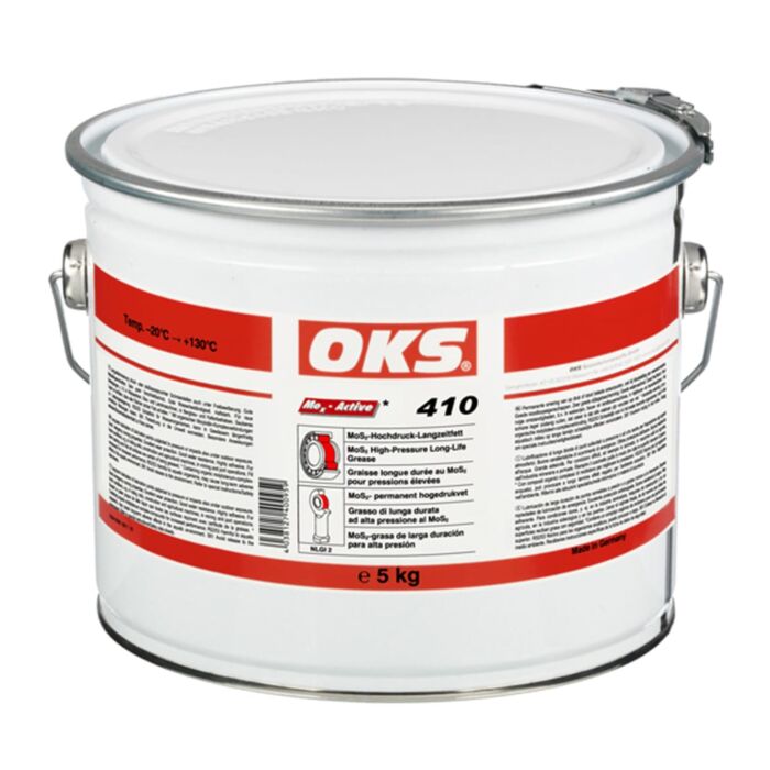 OKS MoS2-Hochdruck-Langzeitfett - No. 410 Hobbock: 5 kg