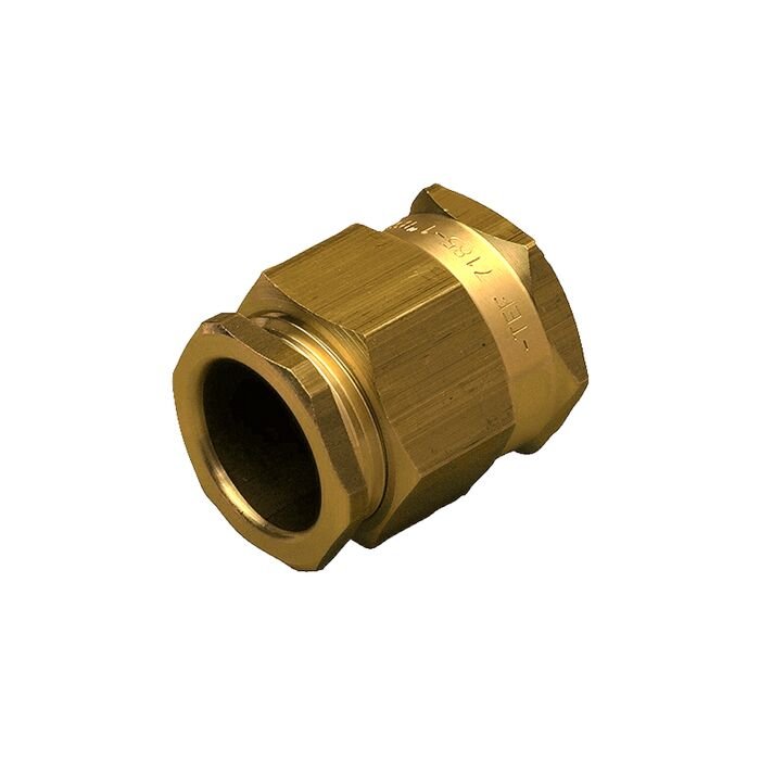TEF 7182 Pipe Ending Gland: 1/2", For Cable D8-12mm  Brass