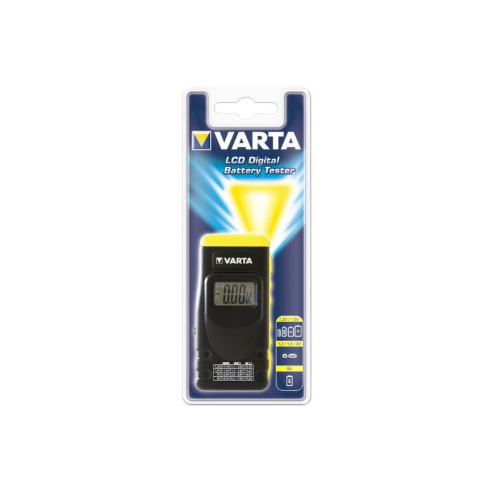 Varta battery tester LCD digital 1,2V-9V