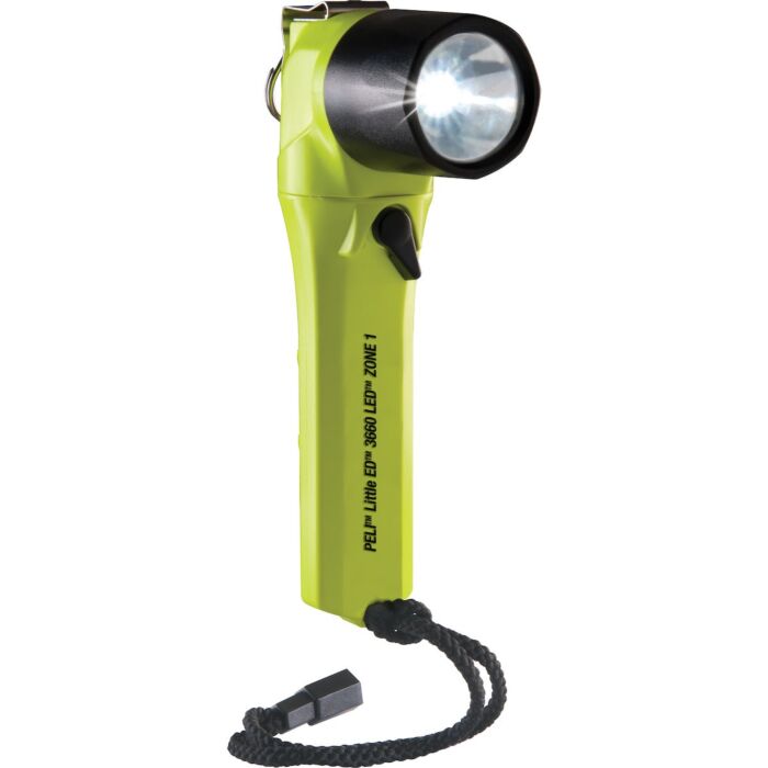 Peli LED "Little Ed" Rechargeable Flashlight ATEX zone 1 type 3660Z1, 4x NiMh AA included