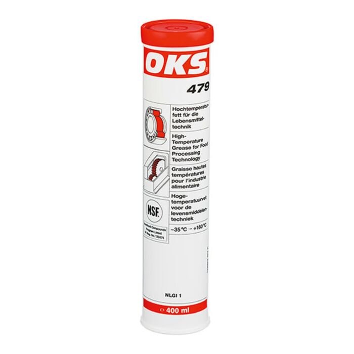 OKS Hochtemperaturfett für die Lebensmitteltechnik - No. 479 Kartusche: 400 ml
