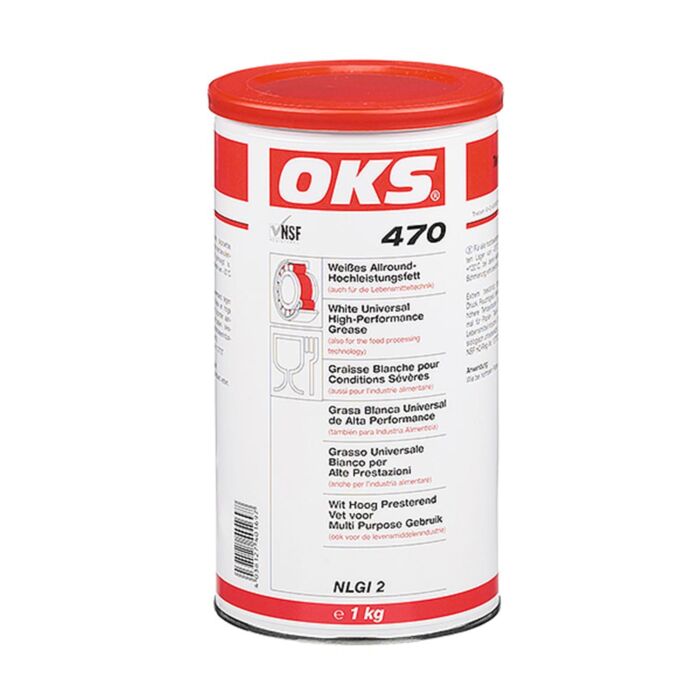 OKS Weißes Allround-Hochleistungsfett - No. 470 Dose: 1 kg