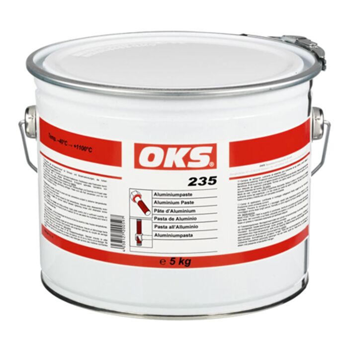 OKS Aluminiumpaste, Anti-Seize-Paste - No. 235 Hobbock: 5 kg