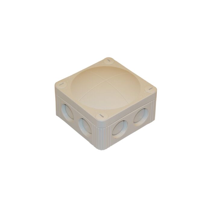 Wiska Universal junction box IP66, 85x85x51 mm, entry 8xPG16 with 3 glands