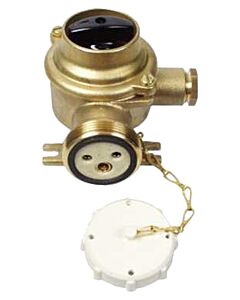 HNA cast brass receptacle 0- 220V with switch