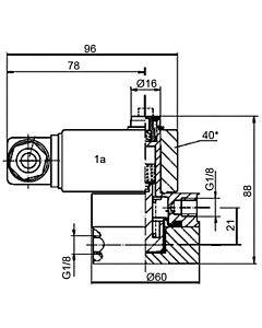 Filtration Group Maintenance Indicator PiS 3086/1.2 elektrisch