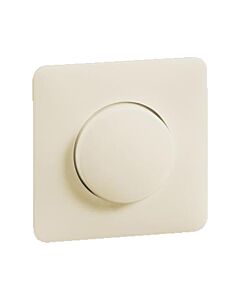 Peha dimmer plate + knob creme-white, type 151113