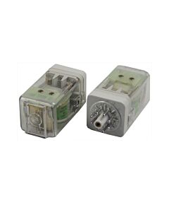 Plug-in Relay 8-pins (2-pole c/over) 220V AC, 10A