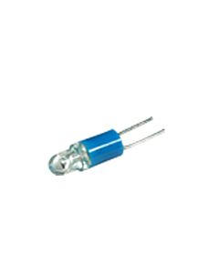 Single-Led Lamp 24-28V DC Bi-Pin T1.3/4 5x14mm blue