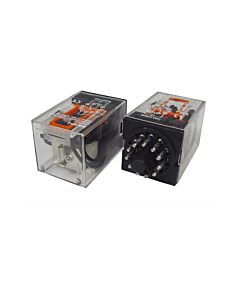 Plug-in Relay 11-pins (3-pole c/over) 110V AC, 10A
