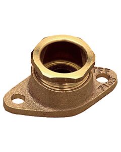 TEF 7166 Stuffing flange: 1 1/4", For Cable D19-29mm  Brass