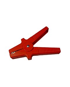 Insulated battery clip 400A red