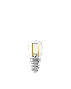 LED Full Glass Filament Pilot lamp 220-240V 1W 100lm E14 T26x58, Clear 2700K CRI80