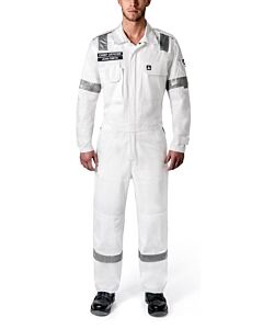 BOILERSUIT COTTON REFLECT TYPE, UV PROTECTION WHITE XL