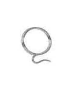 CURTAIN RING STAINLESS STEEL, DIAM 30MM