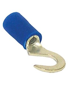 Hook terminal M4 pressing type, blue 1-2,6 mm²