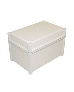 Polyester cabinet 540x360x170 mm IP65 with cover grey