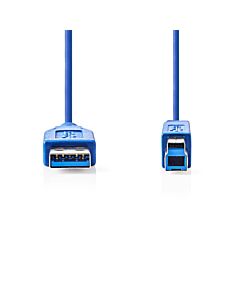 USB 3.0 cable A male - B male, 3,0 mtr