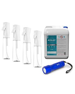 ANTI MICROBIAL ACTIVE COATING WITH SPRAYERS & UV TORCH PACK
