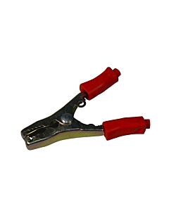 Insulated battery clip 40A 80mm red