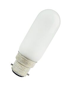 Tubular lamps 130V 40W B22 T30 frosted